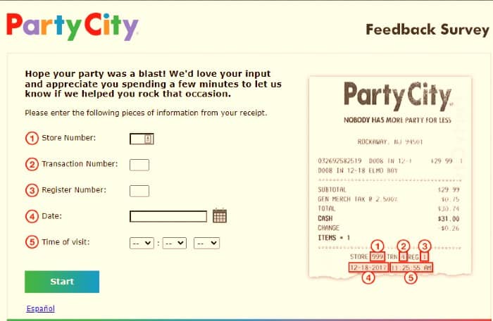 PartycityFeedback.com